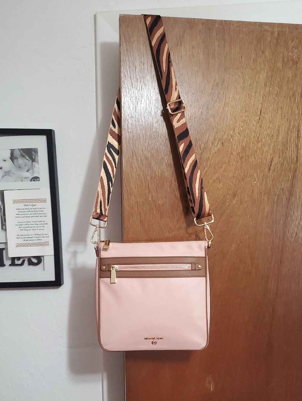 Michael Kors Charm Blush Pink Crossbody